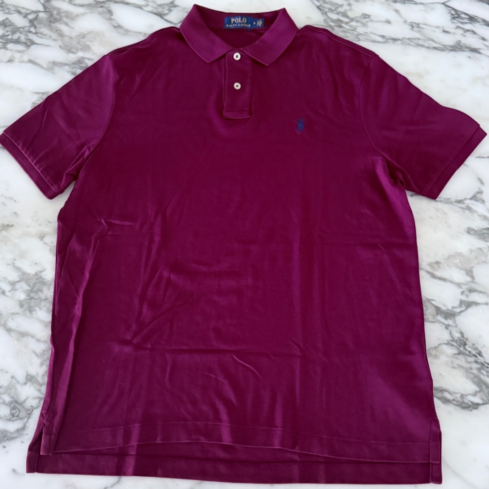 Polo Ralph Lauren Cotton Men's Pullover Polo Short‎ sleeve shirt,  Med